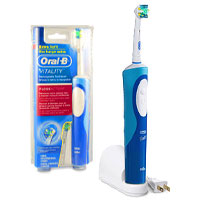 Oral-b Vitality Floss Action Rechargeable Power Toothbrush, Blue and White